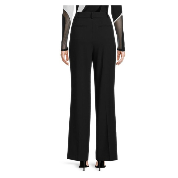 Calvin Klein Women High Waist Wide Leg Pants Black Size 6 - Picture 3 of 3